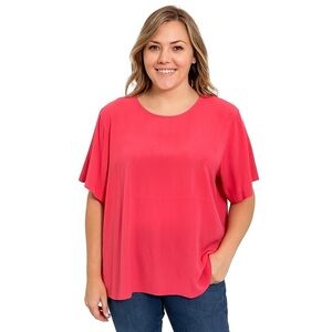 Vintage 90s Susan Graver Women's Mango Top Size M